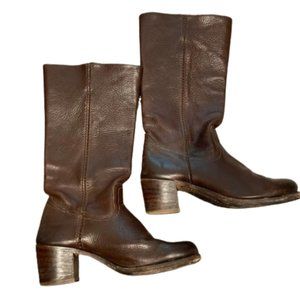 Frye Dark Leather Campus - Size 8.5